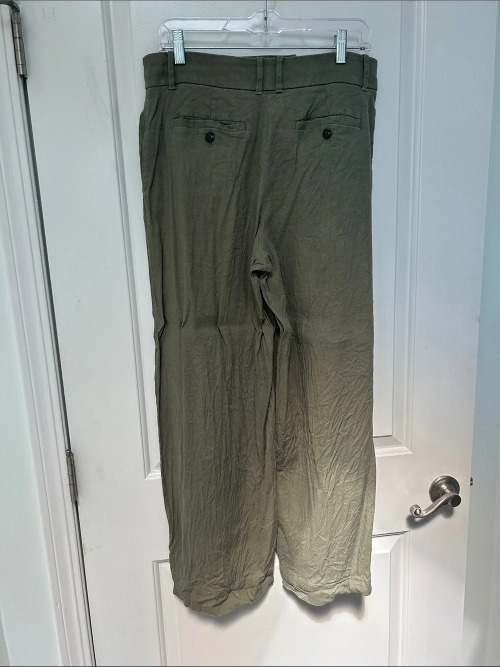 Everlane Wide-Leg Pant in Stretch Linen
